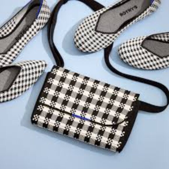 Rothy's Shoes - Rothy’s Black & White Houndstooth (The Knot Point II)